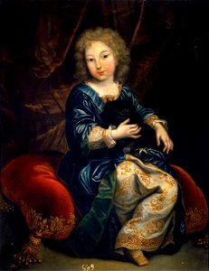 Felipe de Borbón, futuro Felipe V, niño, por Pierre Mignard
