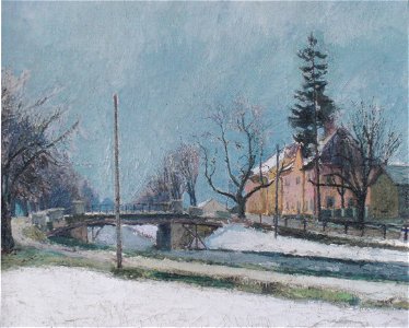 Felix Esterl - Paternioner-Brücke in Klagenfurt - ca1922