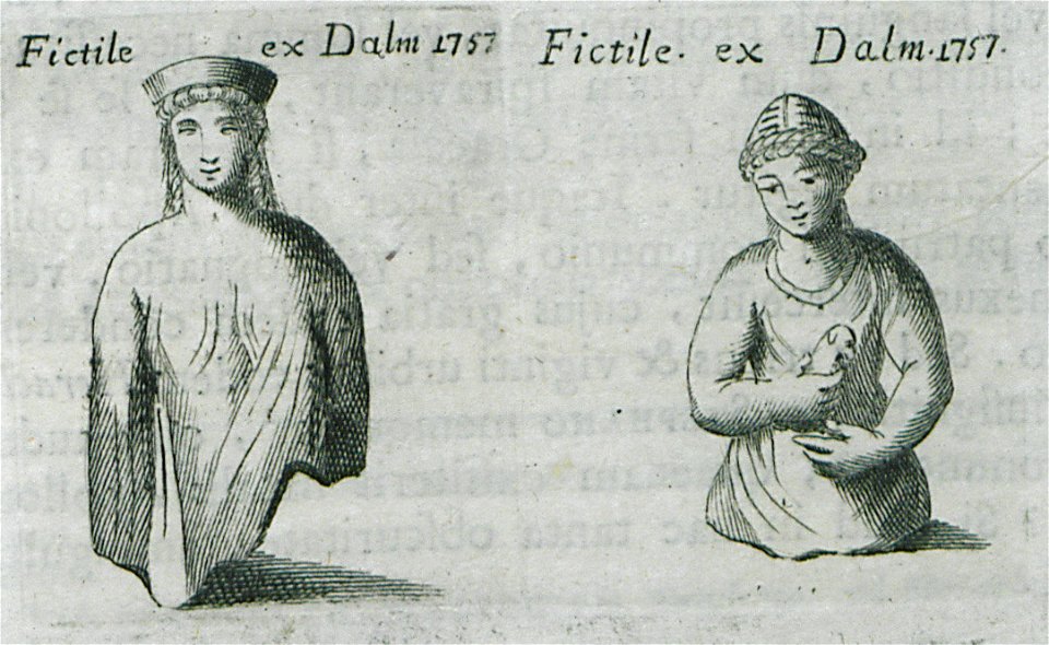 Female figurines from Dalmatia - Paciaudi Paolo Maria - 1761