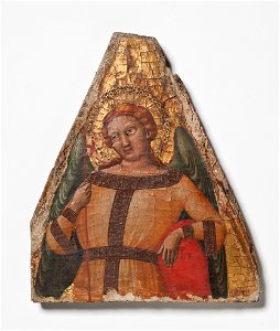 Female Angel. Companion piece to NM 6862 (Mästare av Fogg Pietà) - Nationalmuseum - 23912
