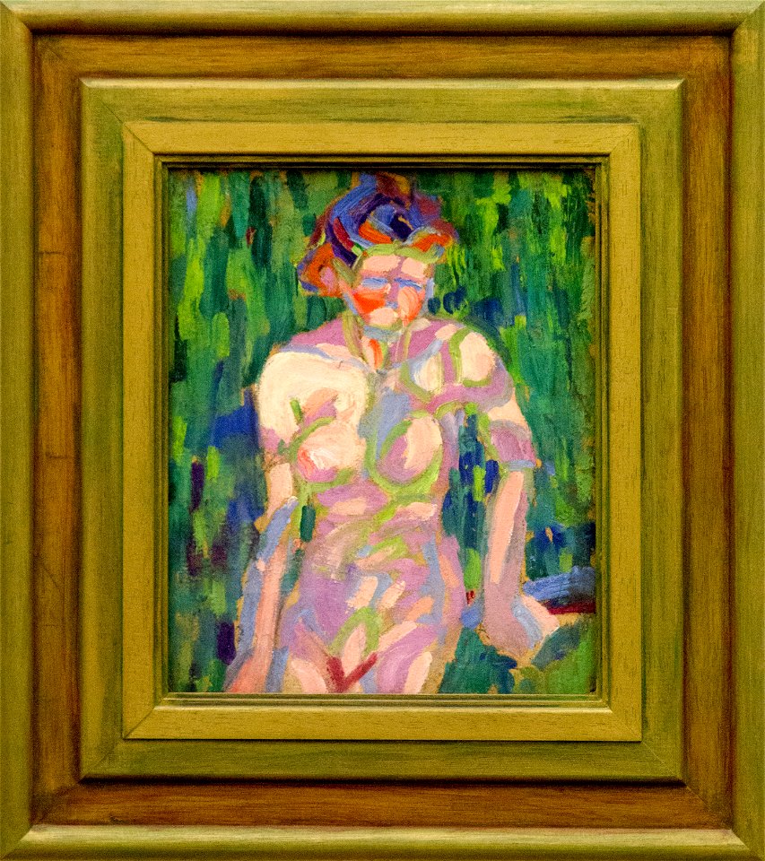 Female Nude with Foliage Shadows