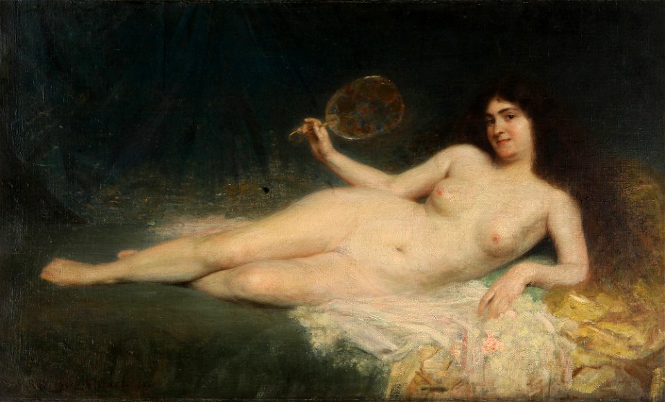 Femme a l'evantail - Severo Rodríguez Etchart