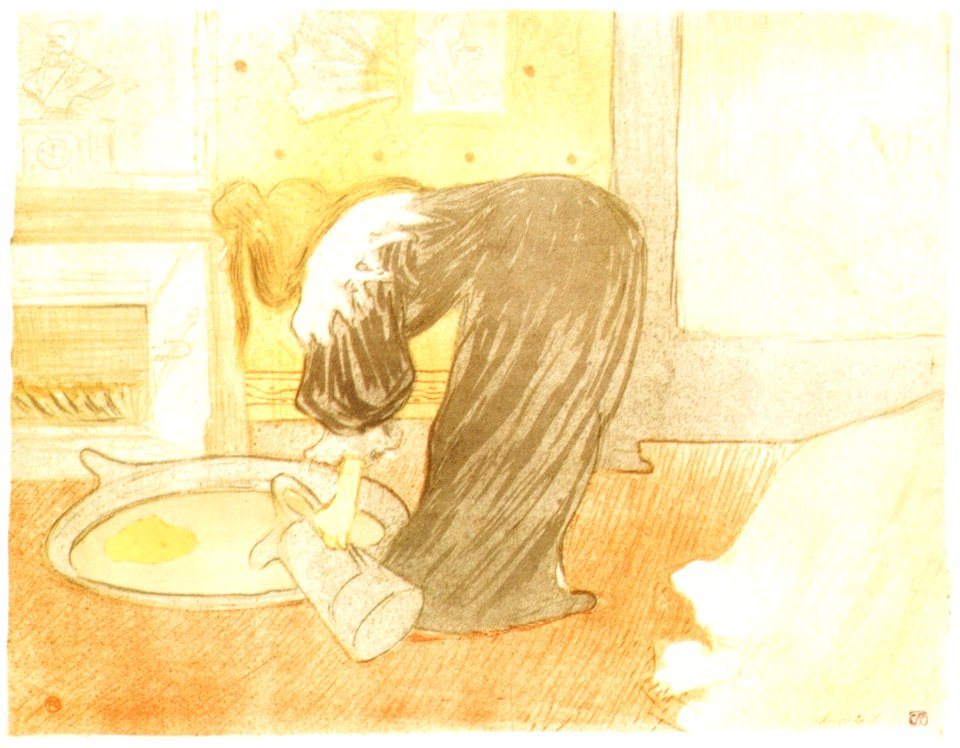 Femme au tub