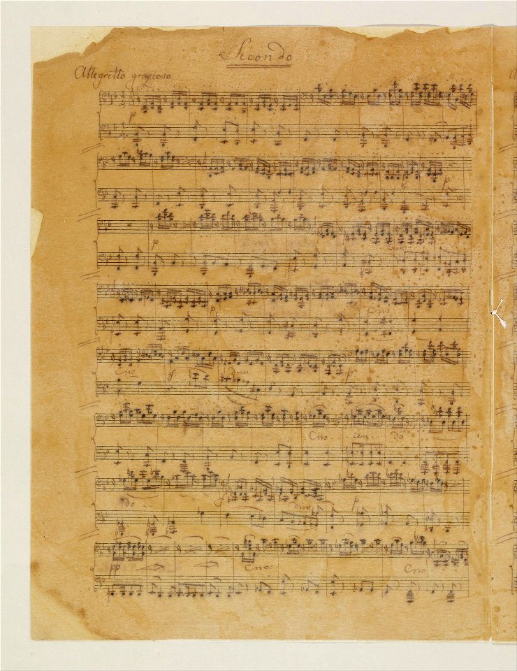 Felix (Jakob Ludwig) Mendelssohn-Bartholdy - Lied ohne Worte für das Piano vierhändig - Google Art Project
