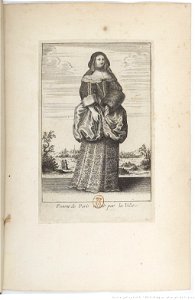 Femme de Paris allant par la ville