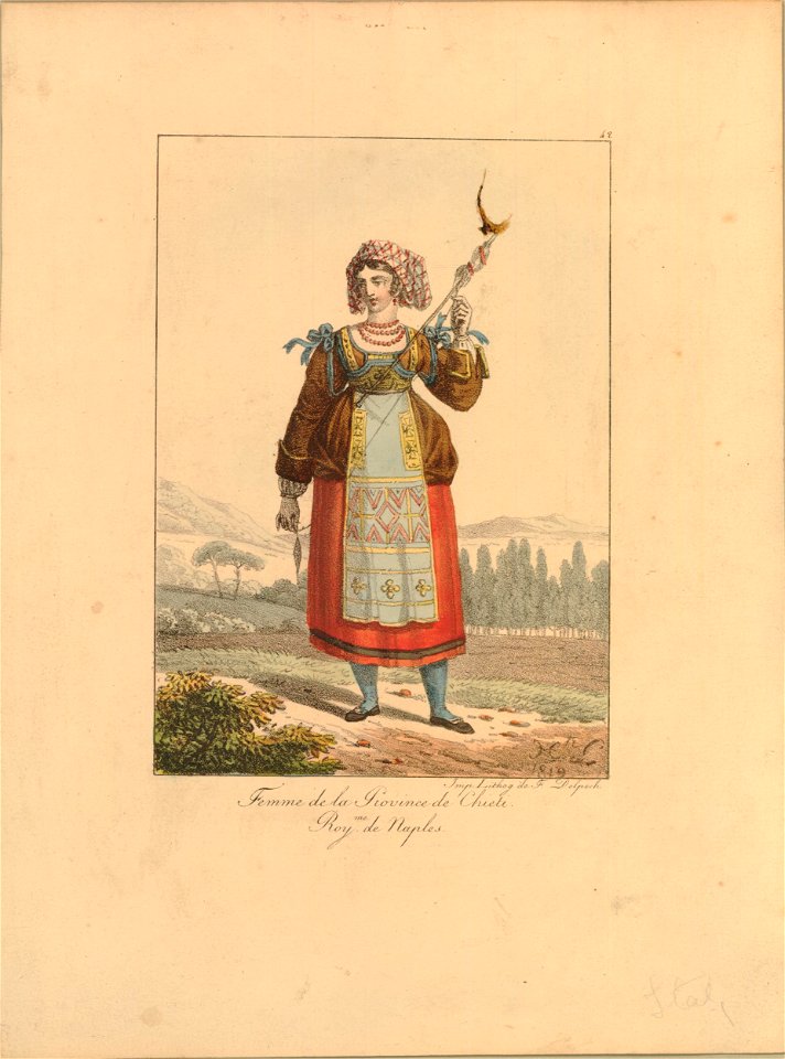 Femme de la Province de Chieti - Royme de Naples (BM 1949,1011.25)