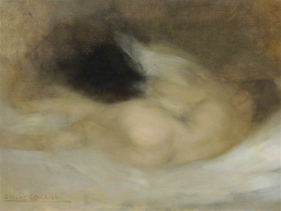 Femme nue allongée (Carrière)