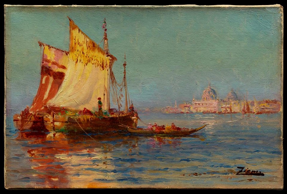 Felix François Georges Philibert Ziem - Venetian Sailboats - 99.309 - Museum of Fine Arts