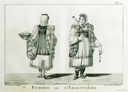 Femmes de l'Argentière - Olivier Guillaume Antoine - 1801