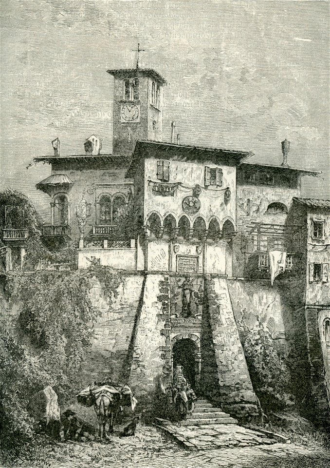 Feltre porta Pusterla incisione