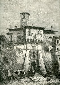 Feltre porta Pusterla incisione