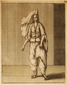 Female costume of Aleppo - Bruyn Cornelis De - 1714