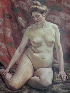 Female Nude by Kuroda Seiki