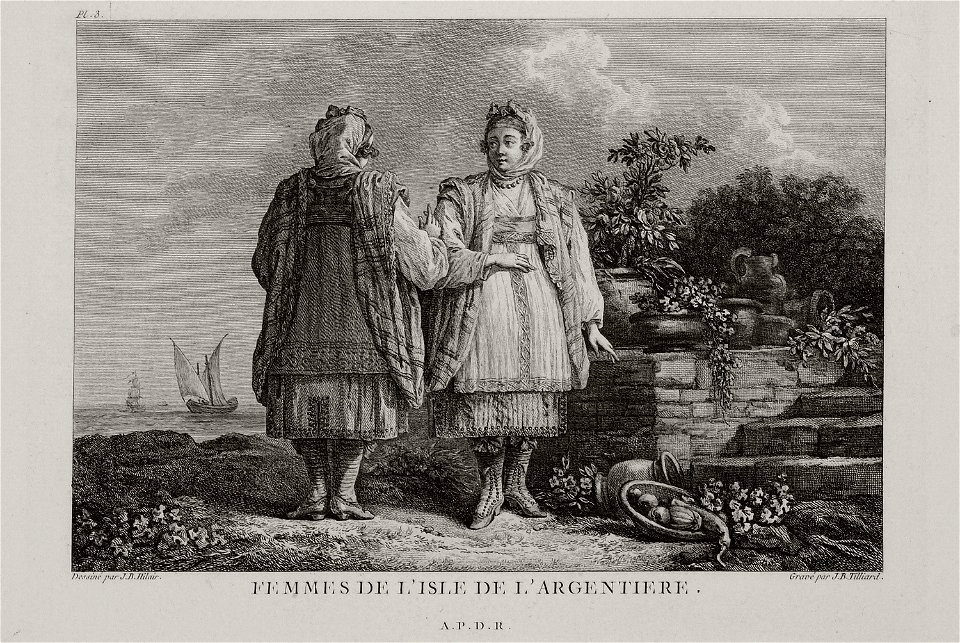 Femmes de l'isle de l'Argentière - Choiseul-gouffier Gabriel Florent Auguste De - 1782