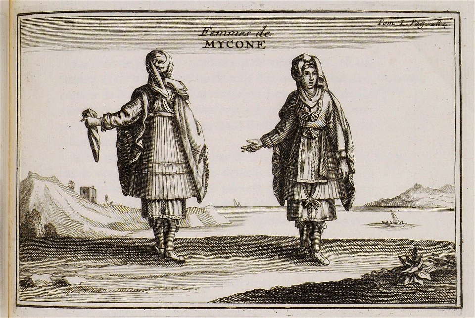 Femmes de MYCONE - Tournefort Joseph Pitton De - 1717