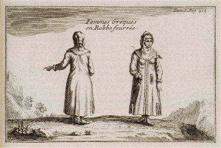 Femmes Grèques en Robbe fourrée - Tournefort Joseph Pitton De - 1717