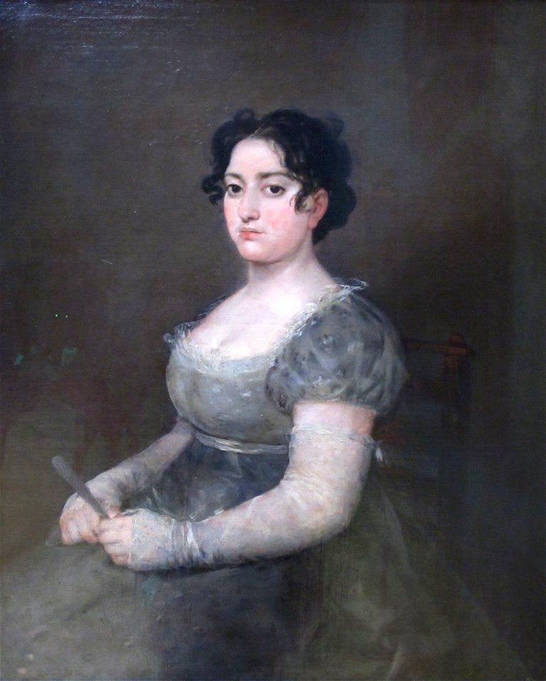 Femme a l eventail Francisco Goya