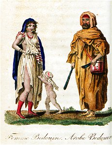 Femme Bedouin Arab bedouin - Castellan Antoine-laurent - 1812