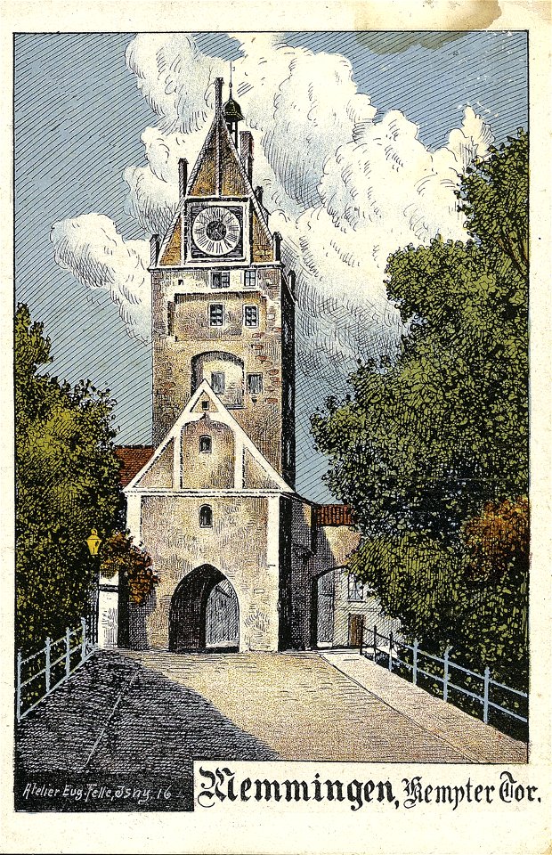 Felle Memmingen Kempter Tor 1916