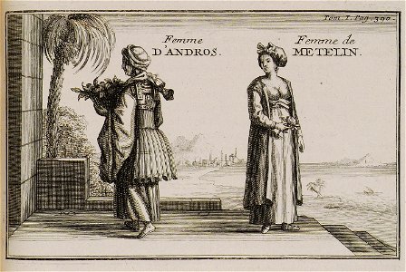 Femme D'ANDROS Femme de METELIN - Tournefort Joseph Pitton De - 1717