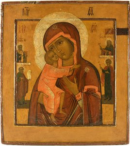Feodorovskaya 18XX with saints