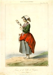 Femme de la Vallée de Campan (Hautes Pyrénées) - Fonds Ancely - B315556101 A ALOPHE 2 002