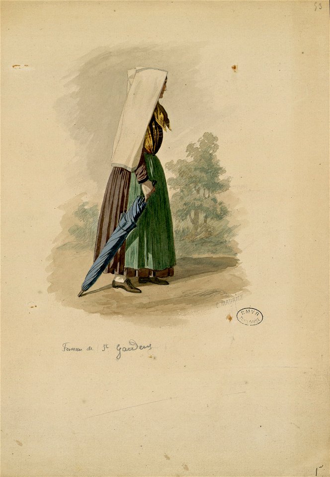 Femme de St. Gaudens - Fonds Ancely - B315556101 A MAURICE 3 007