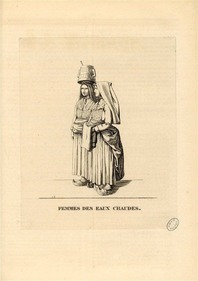Femme des Eaux Chaudes - Fonds Ancely - B315556101 A PELERIN 138