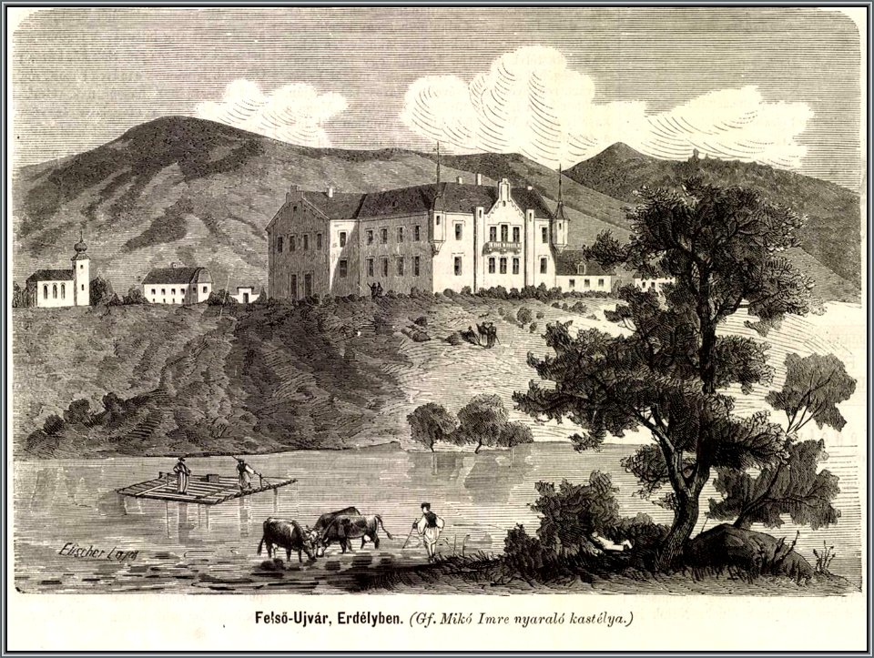 Felső-Ujvár Erdélyben. Mikó nyaraló. Mo. és a Nagyvilág, 1876