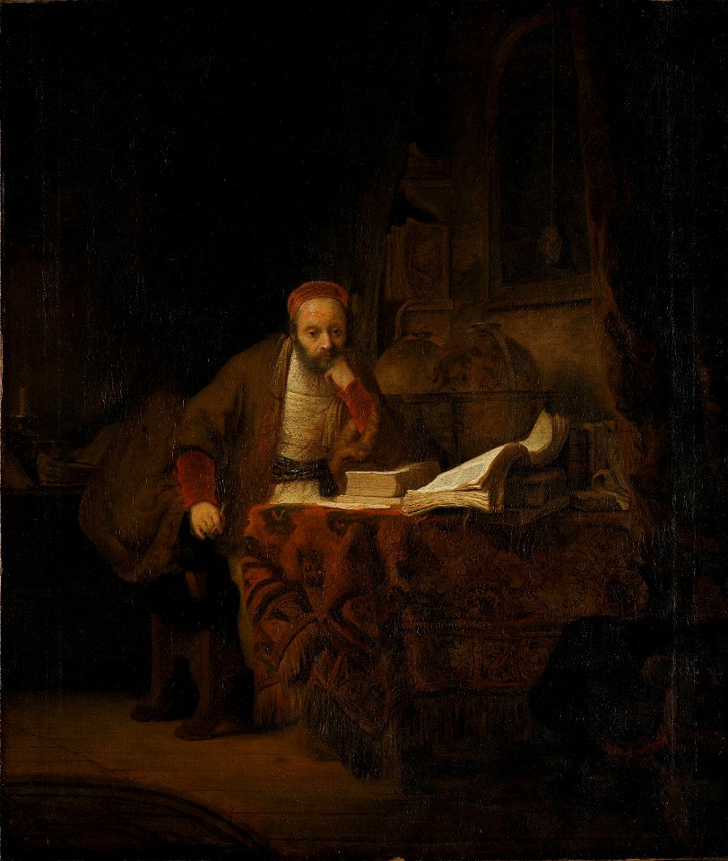 Ferdinand Bol - A Scholar in his Study - NG.M.01365 - National Museum of Art, Architecture and Design