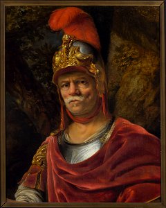Ferdinand Bol - Man in a golden helmet (Mars) - M.Ob.2544 MNW - National Museum in Warsaw