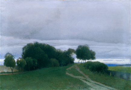 Ferdinand Brunner - Trüber Abend - 572 - Österreichische Galerie Belvedere
