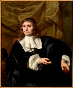 Ferdinand Bol - Portret van Pieter Burgersdijk (1623-1691) - S 32 - Museum De Lakenhal. Free illustration for personal and commercial use.