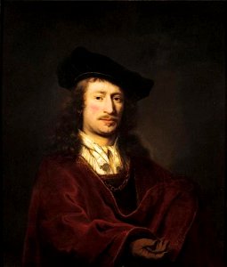 Ferdinand Bol - Zelfportret met baret - DM-887-372 - Dordrechts Museum