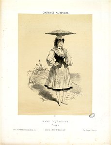 Femme de Bayonne (France) - Fonds Ancely - B315556101 A STOP 001