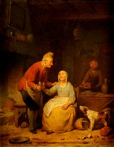 Ferdinand de Braekeleer Heile Welt 1850