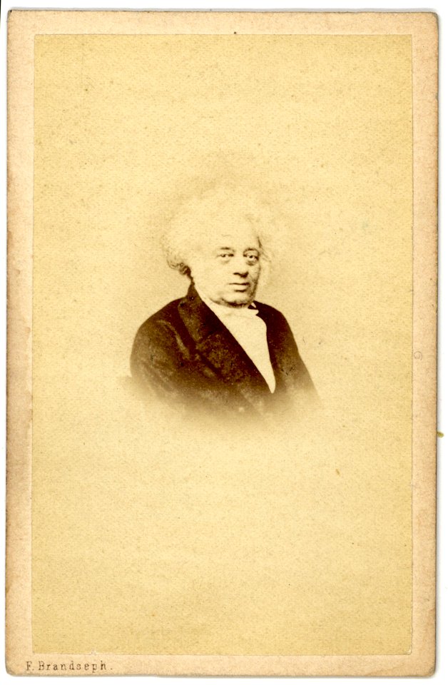 Ferdinand Christian Baur, by F. Brandseph, Photograph Anstals, Stuttgart, c. 1855-1860