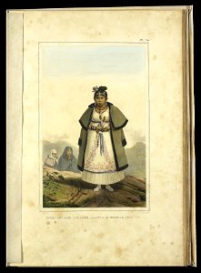 Femmes Gouaranis civilisées allant a la messe le dimanche (2), da Coleção Brasiliana Iconográfica