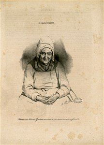 Femme des Hautes Pyrénées arrivée à 90, sans aucune infirmité - Fonds Ancely - B315556101 A ALOPHE 1 004