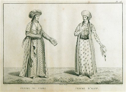 Femme du Caire Femme d'Alep - Olivier Guillaume Antoine - 1801
