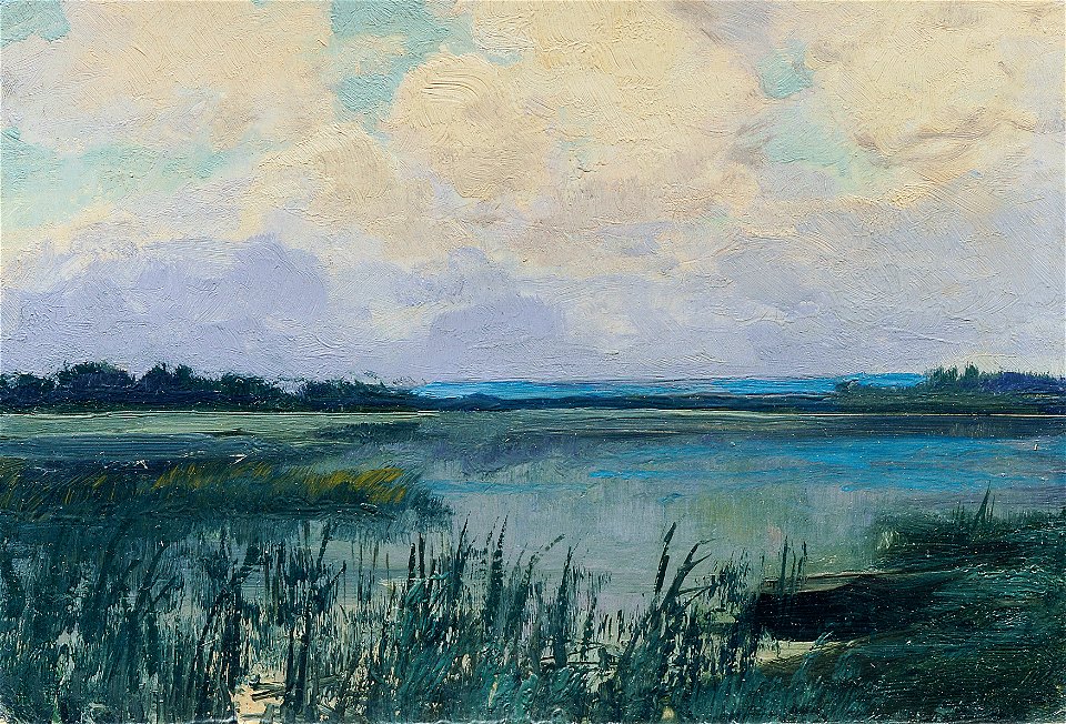 Ferdinand Engelmüller - Wittingau (aus der Mappe „16 Ansichten tschechischer Landschaften 'Česka Krajiná'“) - 1093l - Österreichische Galerie Belvedere