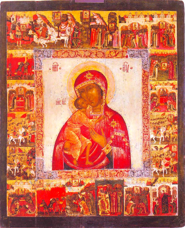 Feodorovskaya with miracles from 1706
