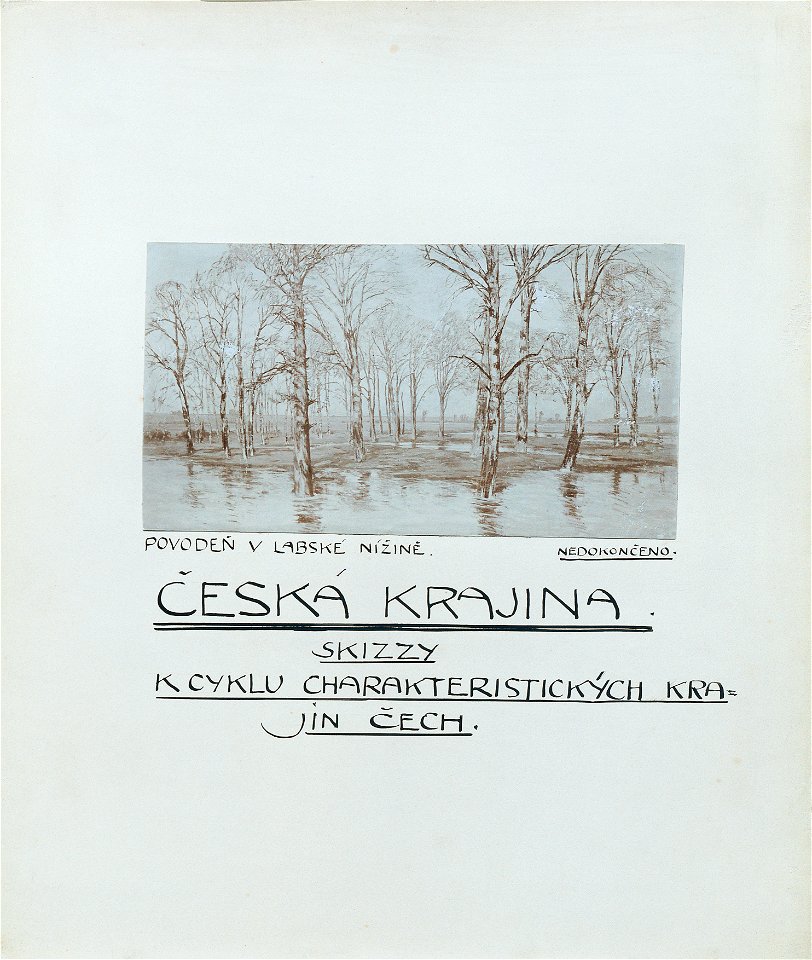 Ferdinand Engelmüller - 16 Ansichten tschechischer Landschaften Ceska Krajiná - 1093a-p - Österreichische Galerie Belvedere