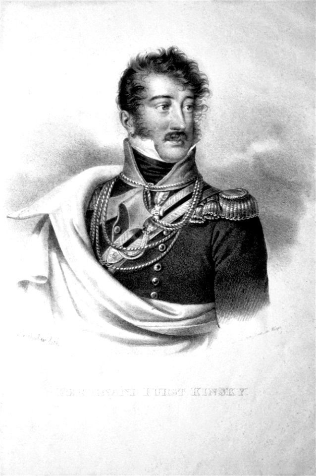 Ferdinand Fürst Kinsky Litho