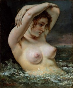 Femme à la vague-Courbet-183