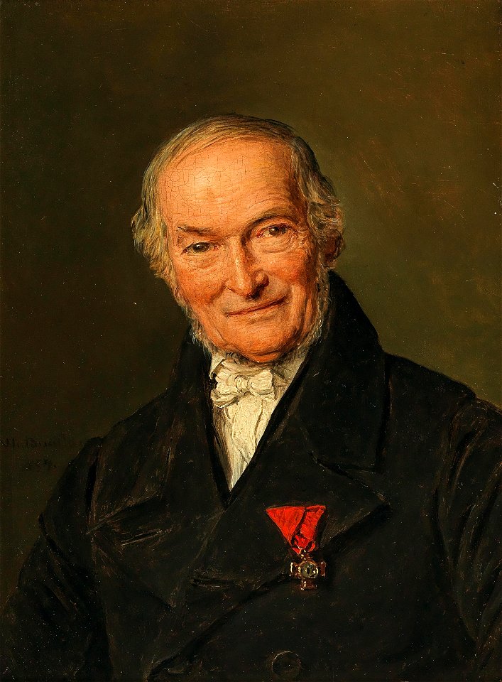 Ferdinand Georg Waldmueller Portrait Franz Benoit