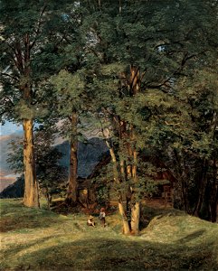 Ferdinand Georg Waldmüller - Ahornbäume bei Ischl - 5586 - Österreichische Galerie Belvedere