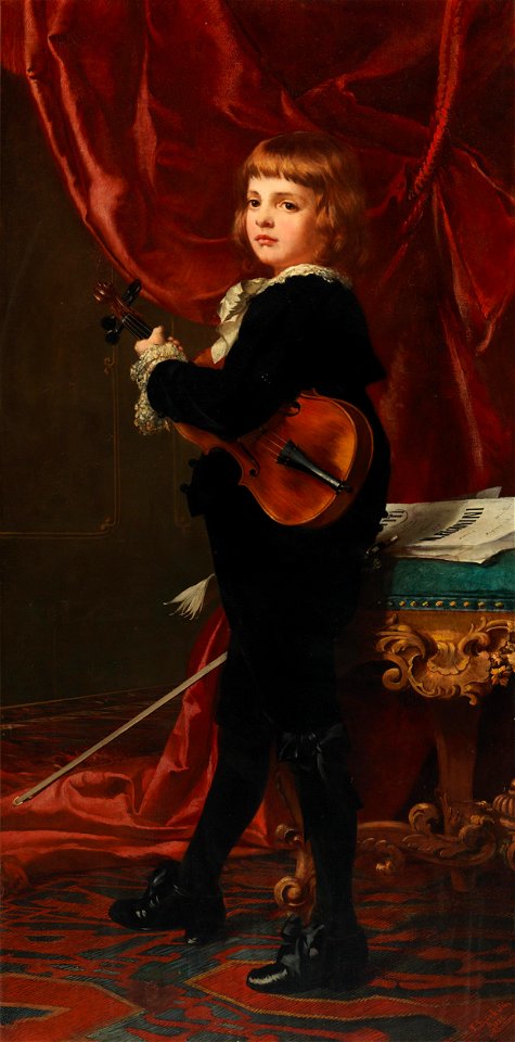 Ferdinand Björksten Junger Geiger 1885