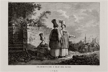 Femmes de l'ile de Scio - Choiseul-gouffier Gabriel Florent Auguste De - 1782
