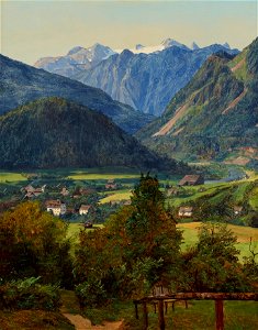 Ferdinand Georg Waldmüller - Der Dachstein vom Sophien-Doppelblick bei Ischl - 5712 - Österreichische Galerie Belvedere